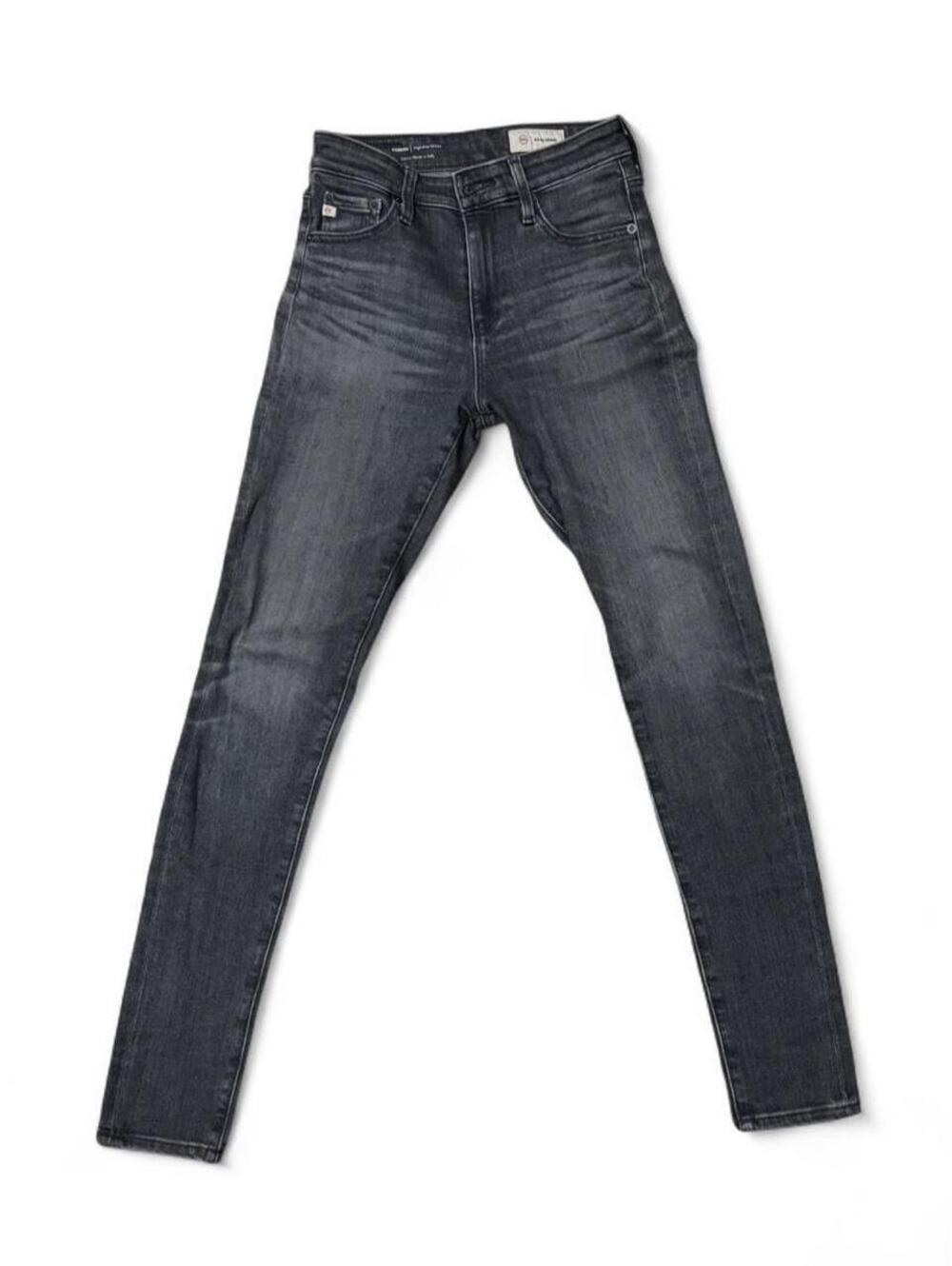AG Jeans Women's Black and Grey Jeans